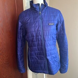 Patagonia nano puff blue jacket